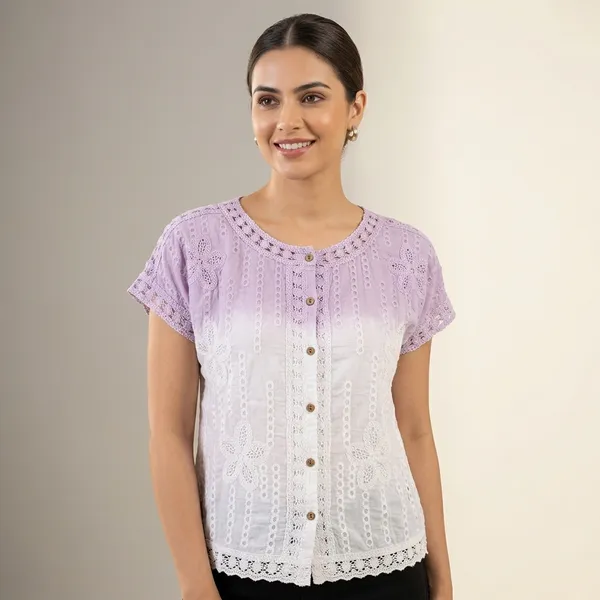 Purple_Premium_Mul_Cotton_Top_For_Women
