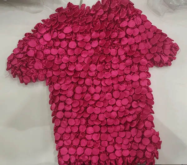 Magenta_Textured_Popcorn_Satin_Top