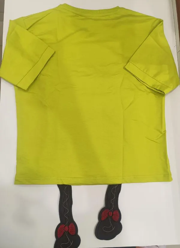 Neon_Green_Premium_Cotton_Spandex_T-Shirt_For_Women