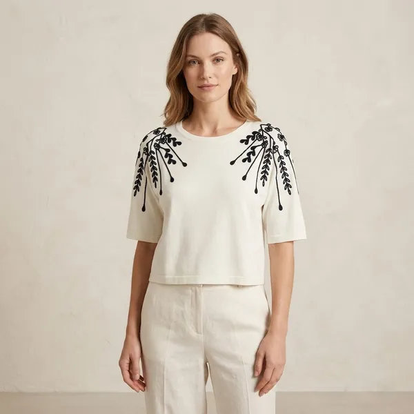 White_Premium_Knitted_Top_For_Women
