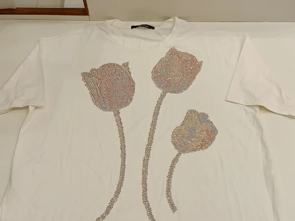White_Premium_Cotton_Spandex_T-Shirt_For_Women