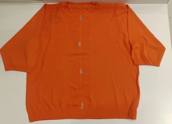 Orange_Premium_Knitted_Kurta_For_Women