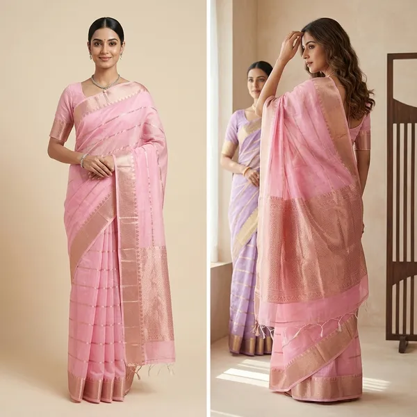 Pink_Silk_Zari_Border_Saree_For_Women