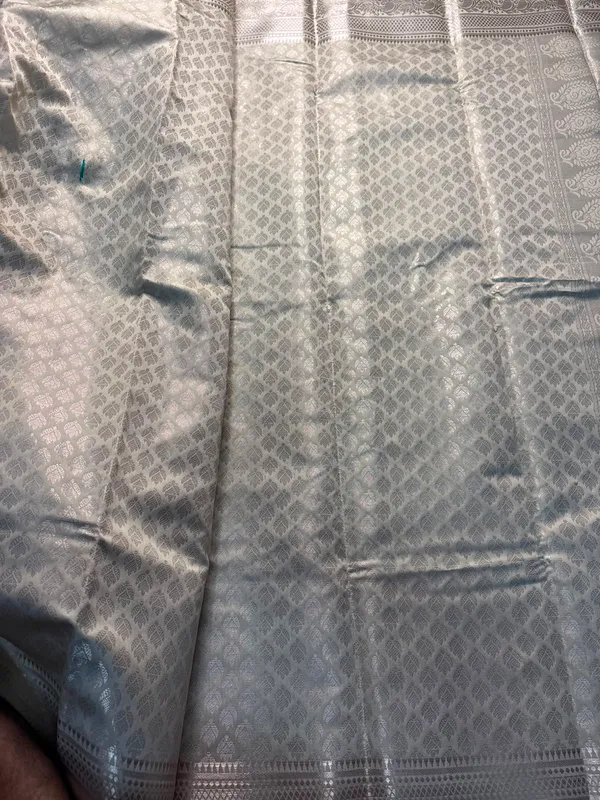 Silver_Silk_Zari_Woven_Border_Saree_For_Women