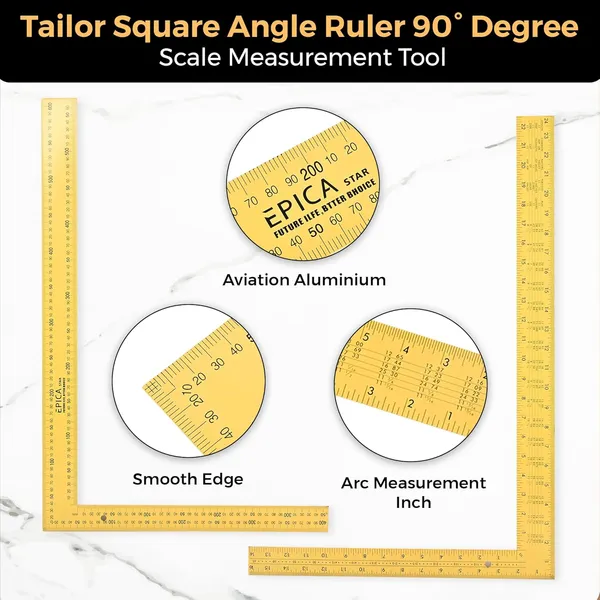 Epica_L_Scale_Ruler_Ce60021_Right_Angle_Measuring_Scale_Transparent_Yellow_Metric_Graduation_Ideal_For_Engineering_Architecture_Drafting