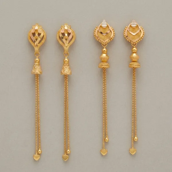 Tijarah_Gold_Dangle_Earring_Brass_Gold-Plated_For_Women_Pack_Of_2
