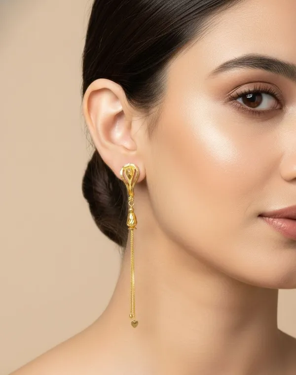 Tijarah_Gold_Drop_Earring_Brass_Gold-Plated_For_Women_Pack_Of_2