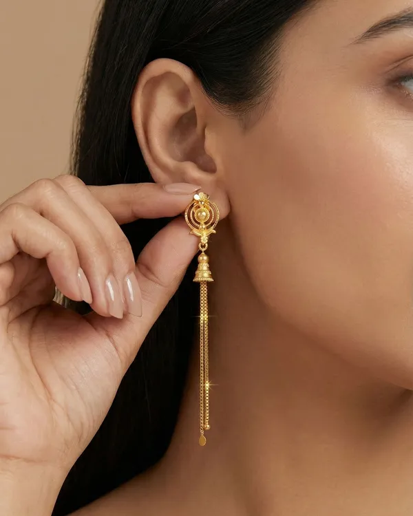 Tijarah_Gold_Drop_Earring_Brass_Gold-Plated_For_Women_Pack_Of_2