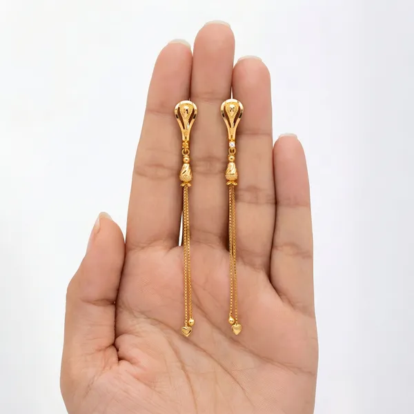 Tijarah_Gold_Drop_Tassels_Brass_Gold-Plated_For_Women_Pack_Of_1