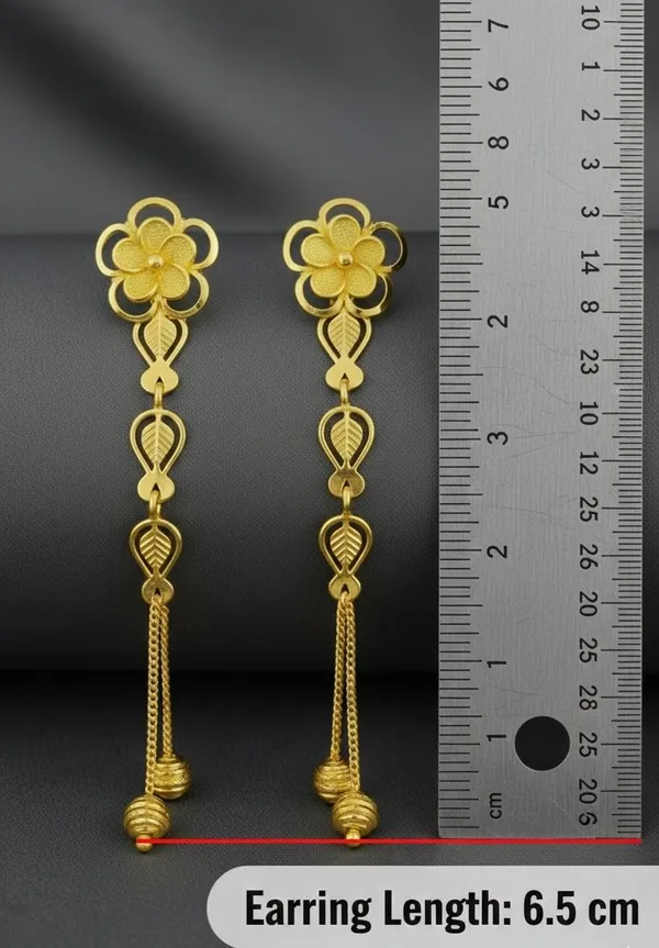 Tijarah_Gold_Drop_Earring_Brass_Gold-Plated_For_Women_Pack_Of_2