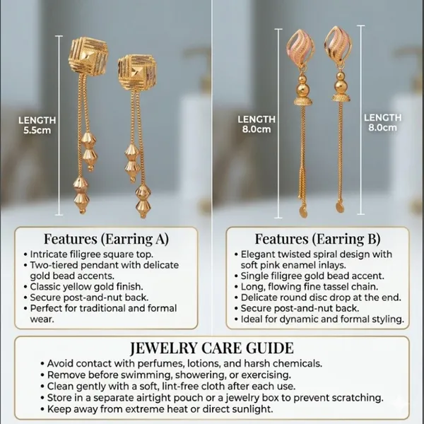 Tijarah_Gold_Dangle_Earring_Brass_Gold-Plated_For_Women_Pack_Of_2