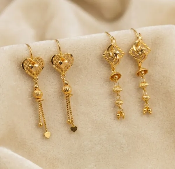 Tijarah_Gold_Dangle_Earring_Brass_Gold-Plated_For_Women_Pack_Of_2