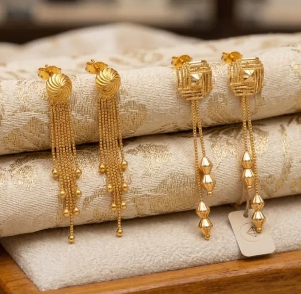 Tijarah_Gold_Dangle_Earring_Brass_Gold-Plated_For_Women_Pack_Of_2