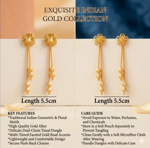 Tijarah_Gold_Drop_Earring_Brass_Gold-Plated_For_Women_Pack_Of_2