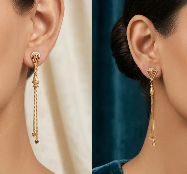 Tijarah_Gold_Chain_Link_Earring_Brass_Gold-Plated_For_Women_Pack_Of_2