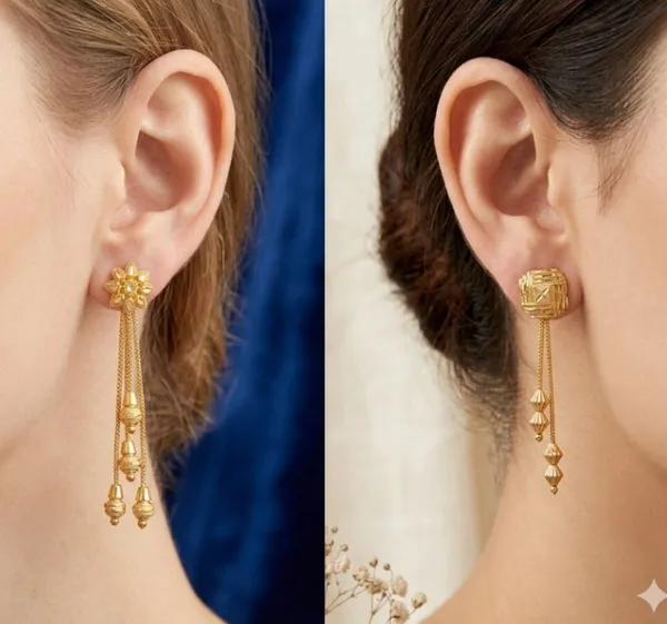 Tijarah_Gold_Dangle_Earring_Brass_Gold-Plated_For_Women_Pack_Of_2