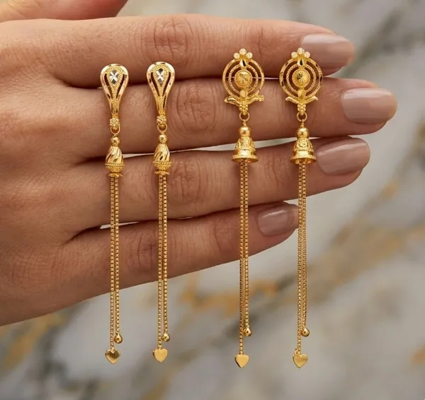 Tijarah_Gold_Dangle_Earring_Brass_Gold-Plated_For_Women_Pack_Of_2