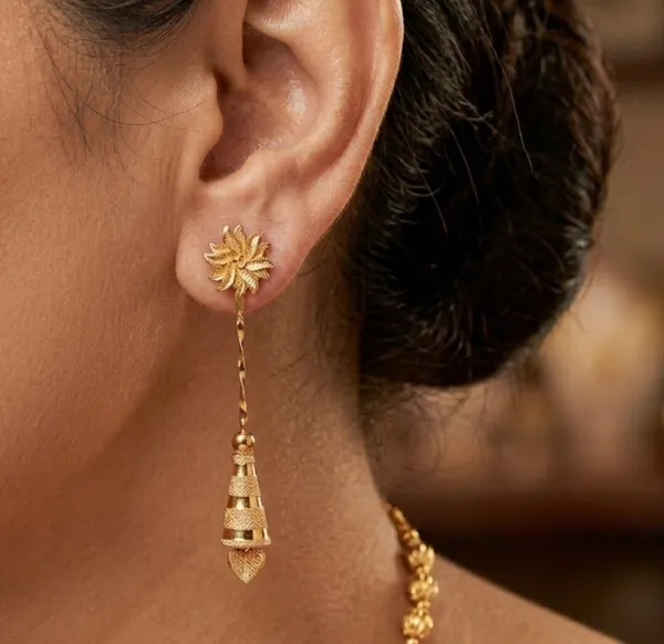 Tijarah_Gold_Drop_Earring_Brass_Gold-Plated_For_Women_Pack_Of_1