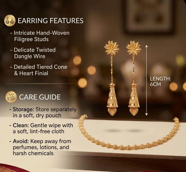 Tijarah_Gold_Drop_Earring_Brass_Gold-Plated_For_Women_Pack_Of_1