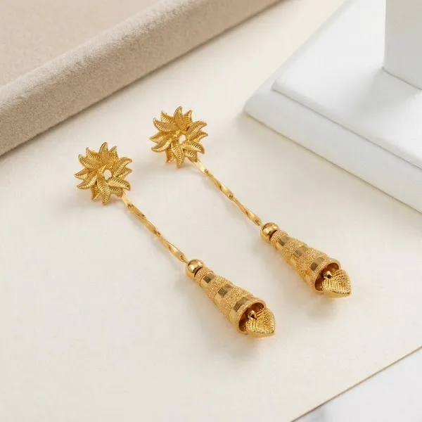 Tijarah_Gold_Drop_Earring_Brass_Gold-Plated_For_Women_Pack_Of_1