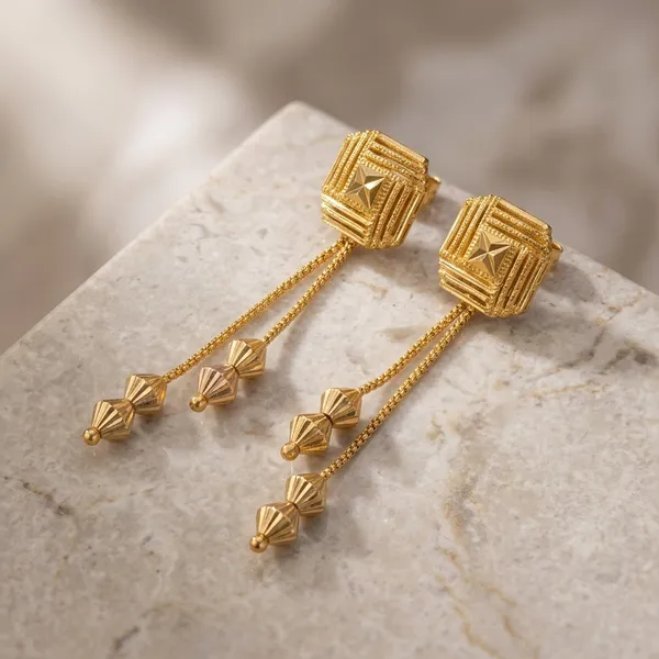 Tijarah_Gold_Dangle_Earring_Brass_Gold-Plated_For_Women_Pack_Of_1
