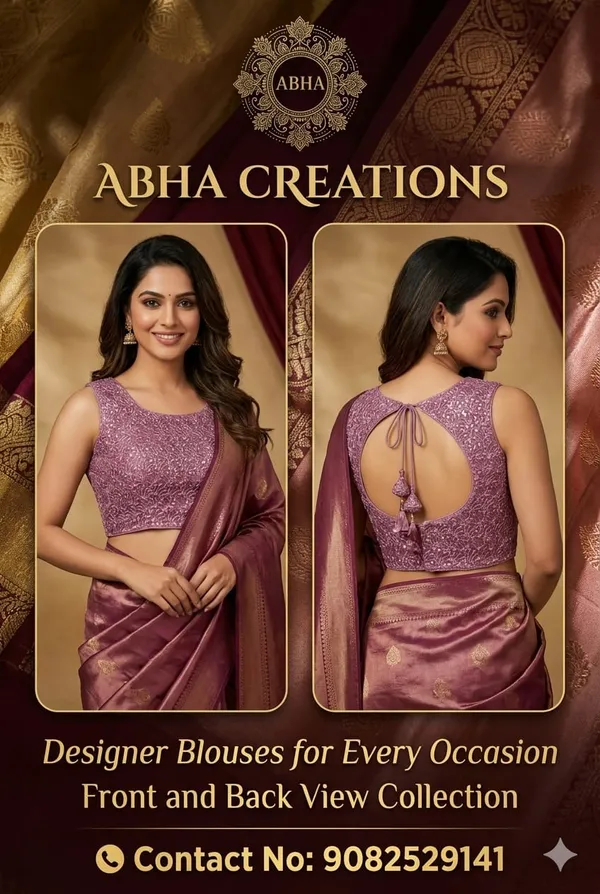 Mauve_Silk_Sleeveless_Embroidered_Saree_Blouse_For_Women