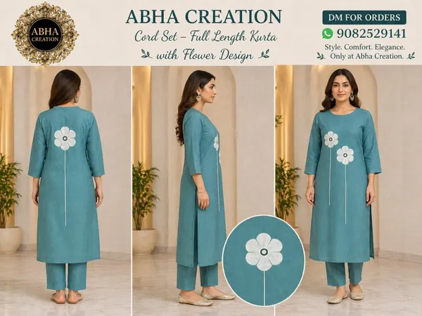 Teal_Cotton_Relaxed_Full_Length_Floral_Embroidered_Co_Ord_Set_For_Women