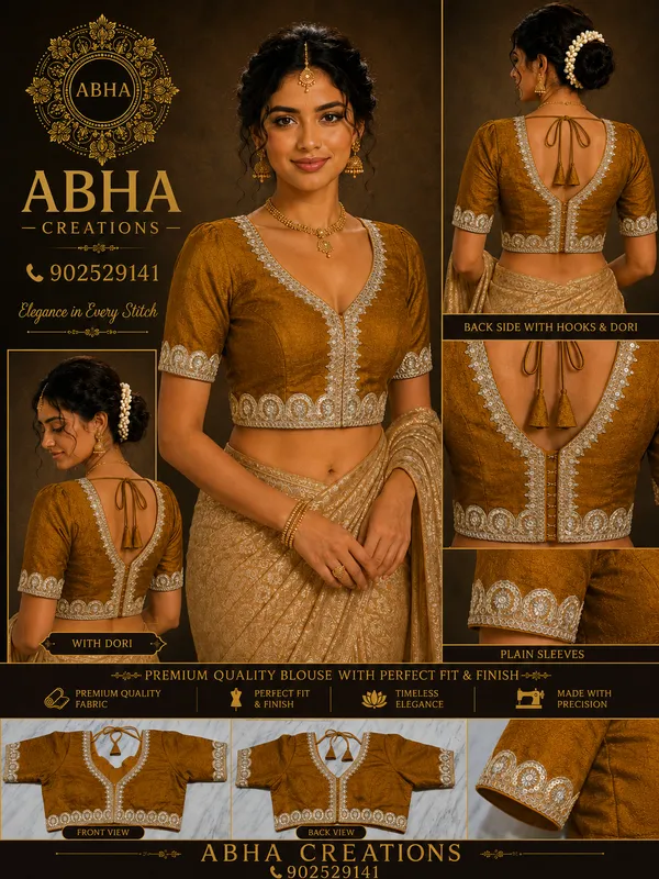 Mustard_Silk_Embroidered_Sweetheart_Neck_Blouse_For_Women