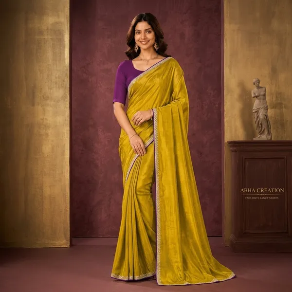 Mustard_Yellow_Satin_Silk_Embellished_Border_Saree_For_Women