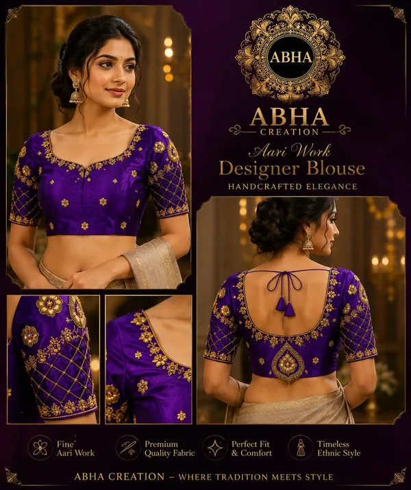 Purple_Silk_Aari_Work_Embroidered_Designer_Blouse_For_Women