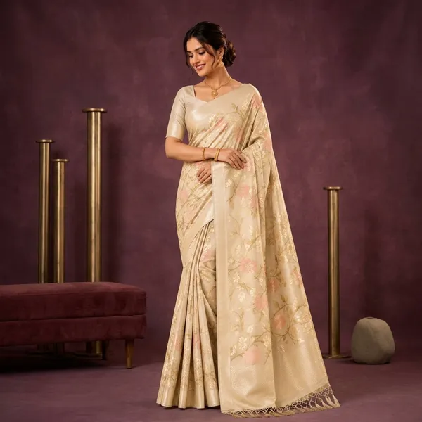 Beige_Bangalore_Silk_Floral_Print_Saree_For_Women