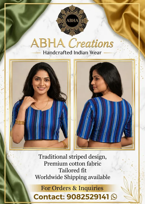 Blue_Cotton_Striped_Tailored_Fit_Blouse_For_Women