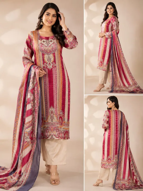Pink_Satin_Silk_Printed_Straight_Kurta_Palazzo_Dupatta_Set_For_Women