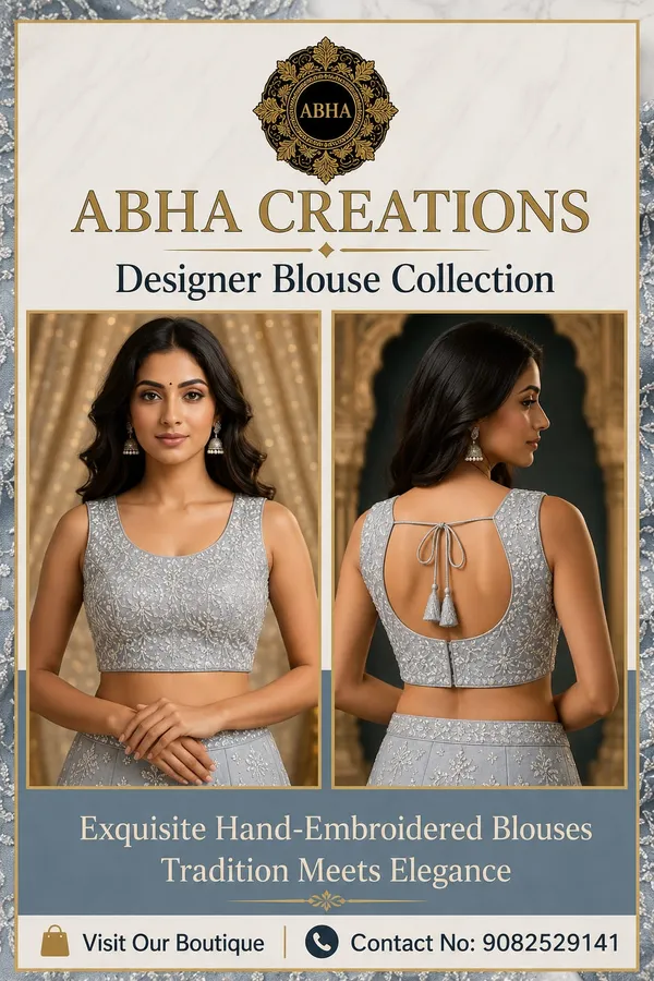 Grey_Silk_Embroidered_Sleeveless_Scoop_Back_Blouse_For_Women