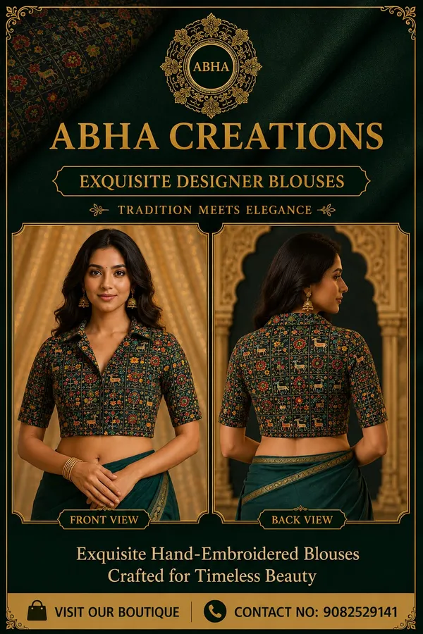 Green_Cotton_Embroidered_Collared_Designer_Blouse_For_Women