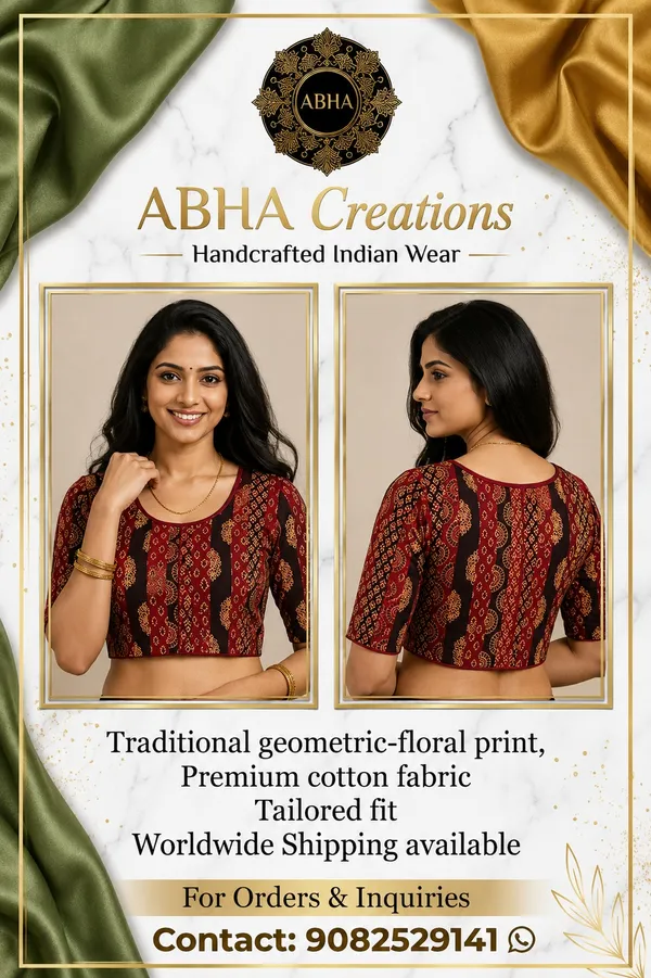 Maroon_Cotton_Printed_Tailored_Fit_Blouse_For_Women