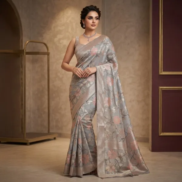 Grey_Bangalore_Silk_Floral_Woven_Zari_Border_Saree_For_Women