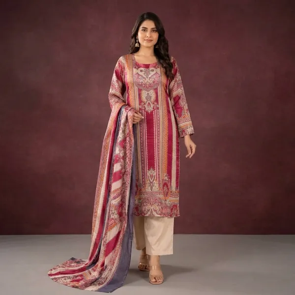 Pink_Satin_Silk_Printed_Straight_Kurta_Palazzo_Dupatta_Set_For_Women