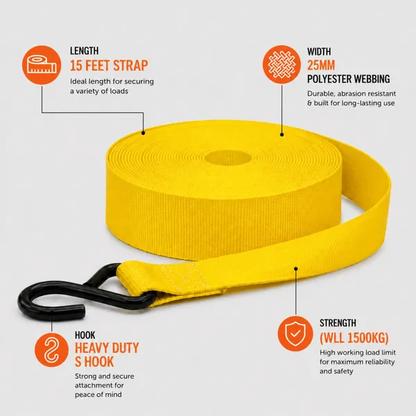 1_Inch_x_15_feet_S_Hook_Strap_|_Load_500kg_and_WLL_1500kg