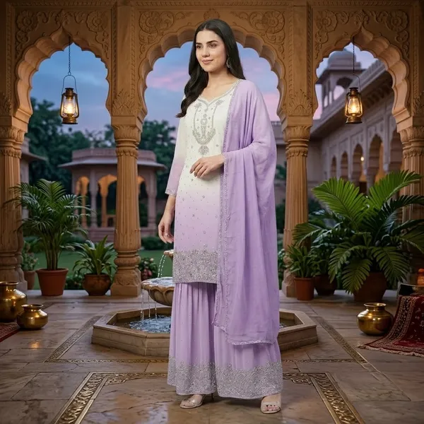 Purple_Georgette_Embellished_Sharara_Suit_Set_For_Women