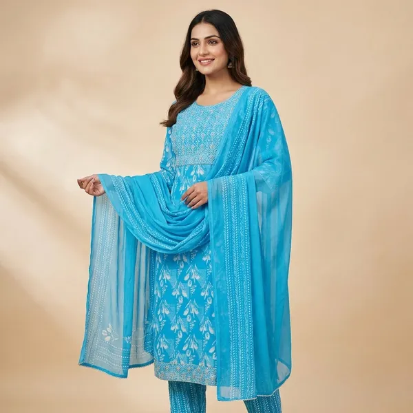 Sky_Blue_Georgette_Embroidered_Kurta_Suit_Set_For_Women