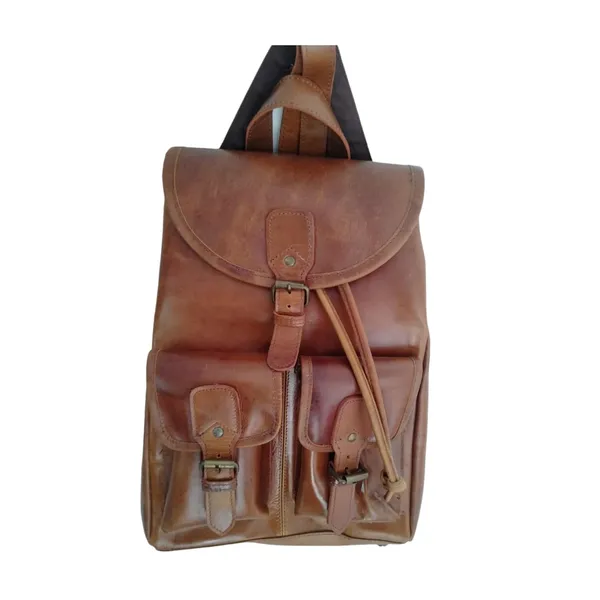 Brown_Leather_Laptop_Backpack_For_Unisex