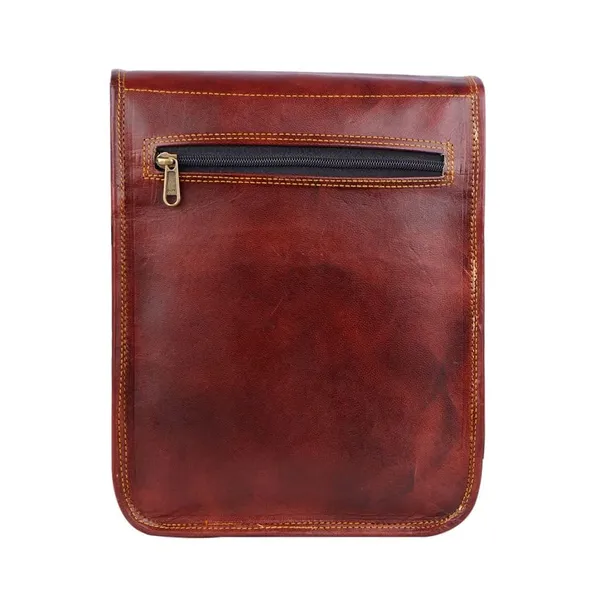 Brown_Goat_Leather_Crossbody_Messenger_Bag_For_Unisex