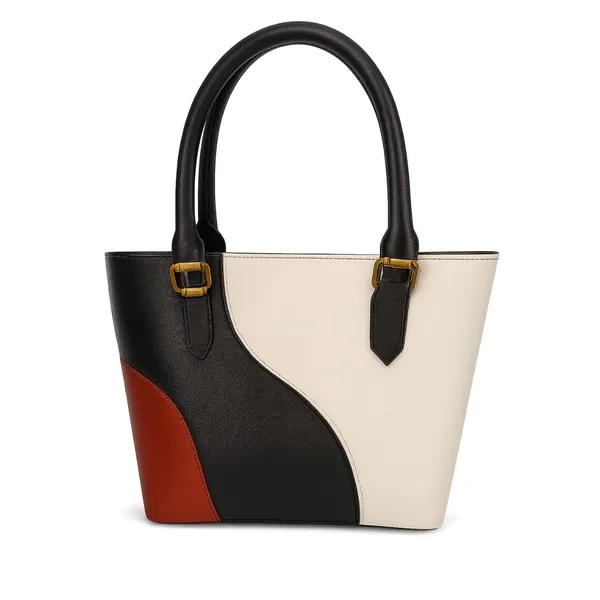 Multicolor_Leather_Colour-Block_Tote_Handbag_For_Women