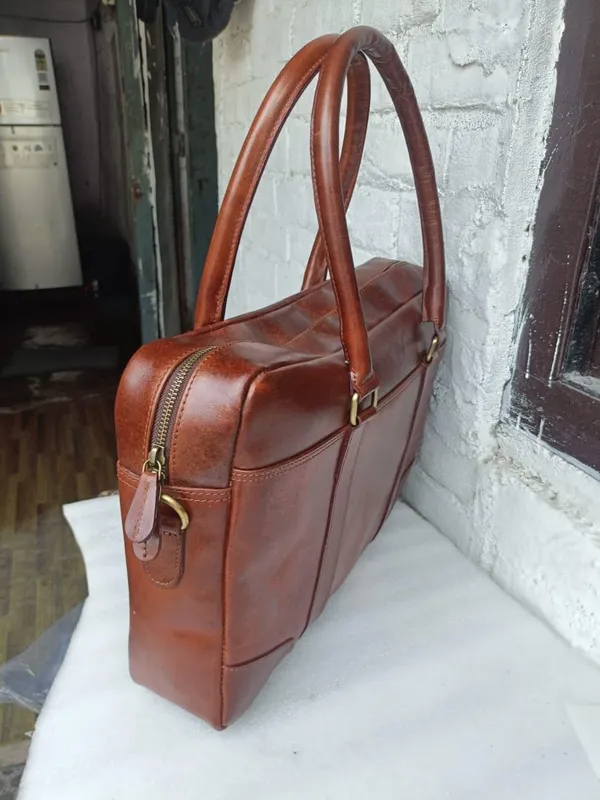 Brown_Buffalo_Leather_Laptop_Shoulder_Bag_For_Women