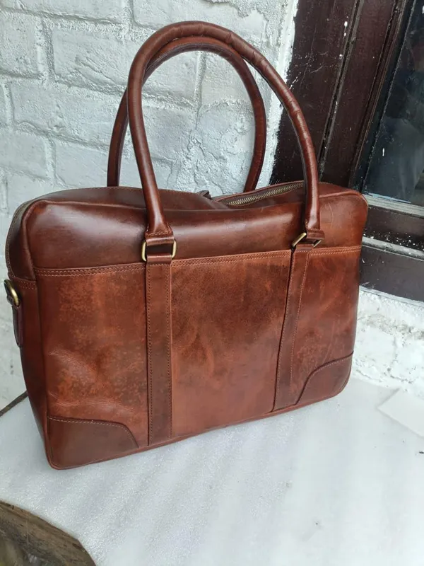 Brown_Buffalo_Leather_Laptop_Shoulder_Bag_For_Women