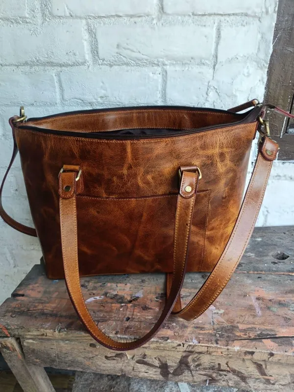 Brown_Pu_Leather_Spacious_Shoulder_Bag_For_Women