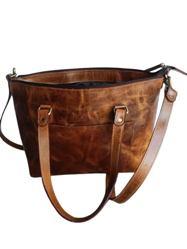Brown_Pu_Leather_Spacious_Shoulder_Bag_For_Women