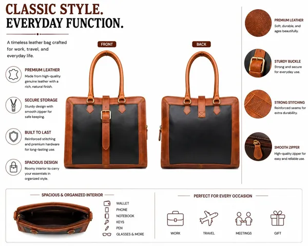 Black_Leather_Large_Capacity_Laptop_Tote_Bag_For_Women