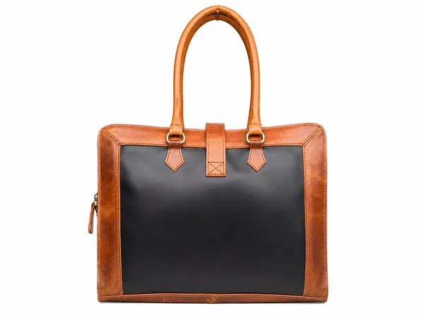 Black_Leather_Large_Capacity_Laptop_Tote_Bag_For_Women